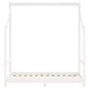 vidaXL fehér tömör fenyőfa gyerekágykeret 2 x (70 x 140) cm