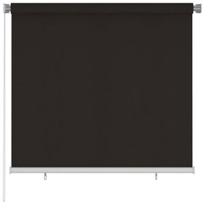 vidaXL barna k&uuml;lt&eacute;ri HDPE rol&oacute; 165(Sz&eacute;)x140(Ma) cm