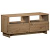 vidaXL TV &aacute;llv&aacute;ny 90 x 34.5 x 40 cm K&eacute;zműves T&ouml;lgy Szerelt Fa