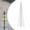 vidaXL sz&iacute;nes LED kar&aacute;csonyfa t&uuml;sk&eacute;kkel 1534 LED 500 cm