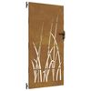 vidaXL fűmint&aacute;s corten ac&eacute;l kerti kapu 85 x 200 cm