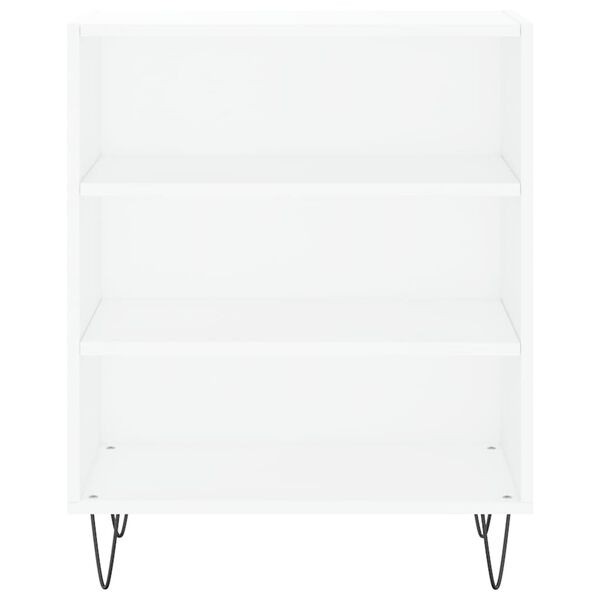 vidaXL feh&eacute;r szerelt fa t&aacute;lal&oacute;szekr&eacute;ny 57 x 35 x 70 cm