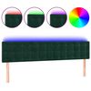 vidaXL s&ouml;t&eacute;tz&ouml;ld b&aacute;rsony LED-es fejt&aacute;mla 180x5x78/88 cm