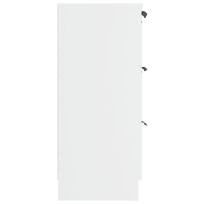 vidaXL fehér szerelt fa tálalóasztal 60 x 30 x 70 cm
