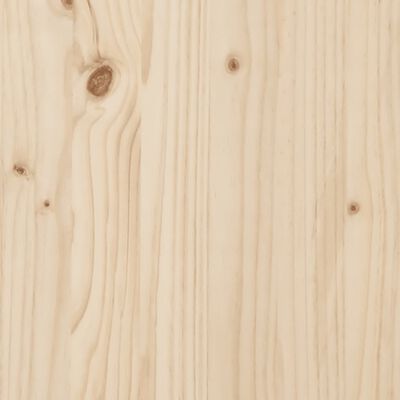 vidaXL fehér tömör fenyőfa rönktároló kerekekkel 40x49x110 cm
