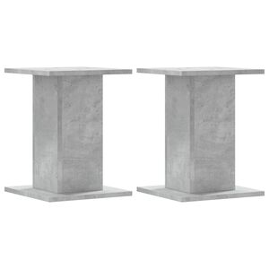vidaXL 2 db betonsz&uuml;rke szerelt fa hangsz&oacute;r&oacute;&aacute;llv&aacute;ny 30 x 30 x 40 cm