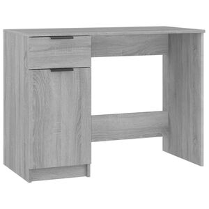 vidaXL sz&uuml;rke sonoma sz&iacute;nű szerelt fa &iacute;r&oacute;asztal 100 x 50 x 75 cm