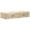 vidaXL Fali oldalt&aacute;bla Sonoma T&ouml;lgy 87,5 x 34,5 x 17 cm Szerelt Fa