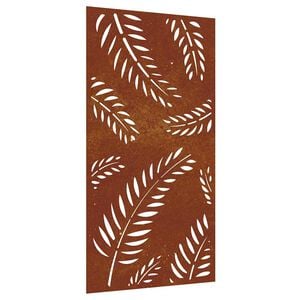 vidaXL lev&eacute;lmint&aacute;s corten ac&eacute;l kerti fald&iacute;sz 105 x 55 cm