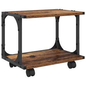 vidaXL Nyomtat&oacute;&aacute;llv&aacute;ny Antik Fa 41 x 28 x 33,5 cm Szerelt Fa