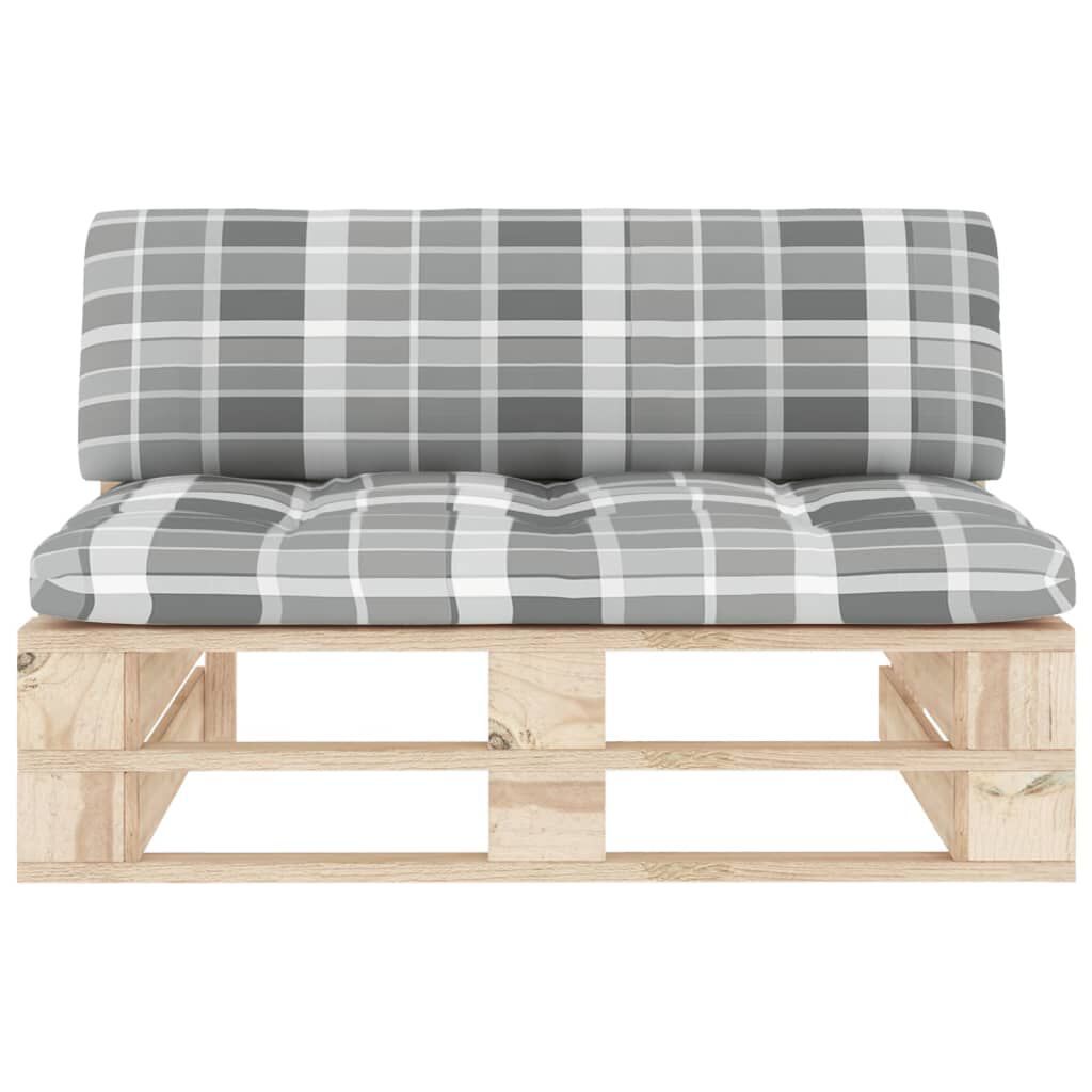 vidaXL impregnált fenyőfa kerti középső raklapkanapé