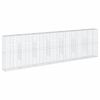 vidaXL horganyzott vas gabion kos&aacute;r fed&eacute;llel 700 x 50 x 200 cm