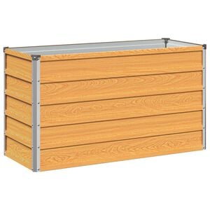 vidaXL Emelt kert &aacute;gy&aacute;s Term&eacute;szetes 100 x 40 x 55 cm