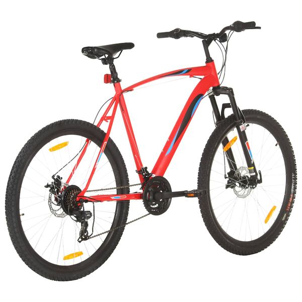 vidaXL 21 sebességes piros mountain bike 29 hüvelykes kerékkel 53 cm