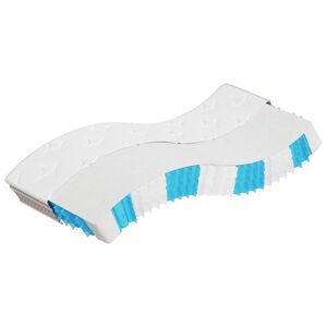 vidaXL k&ouml;zepes zsebrug&oacute;s matrac 90 x 200 cm