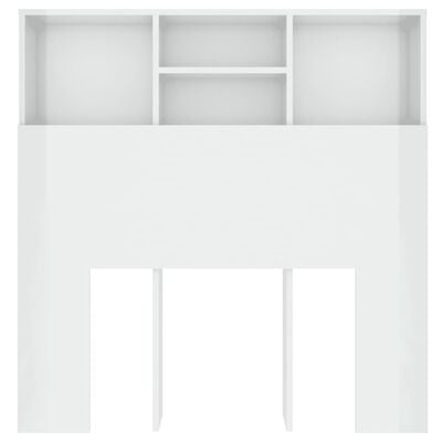 vidaXL magasfényű fehér áthidaló szekrény 100 x 19 x 103,5 cm