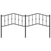 vidaXL fekete f&eacute;m csere fejt&aacute;mla 200 cm