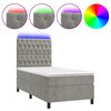 vidaXL vil&aacute;gossz&uuml;rke b&aacute;rsony rug&oacute;s &eacute;s LED-es &aacute;gy matraccal 80 x 200 cm