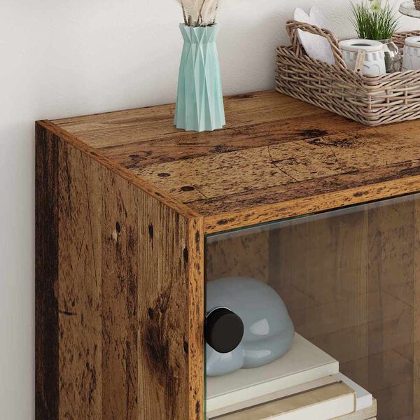 vidaXL Oldals&oacute; szekr&eacute;ny &Ouml;reg fa 68 x 37 x 75,5 cm Faanyag