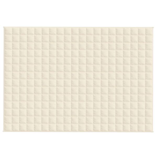 vidaXL vil&aacute;gos kr&eacute;msz&iacute;nű sz&ouml;vet s&uacute;lyozott takar&oacute; 138 x 200 cm 10 kg