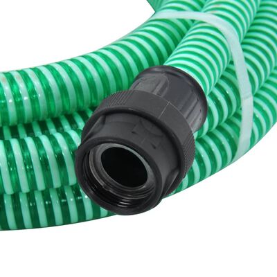 vidaXL zöld PVC szívótömlő PVC csatlakozókkal 1" 7 m