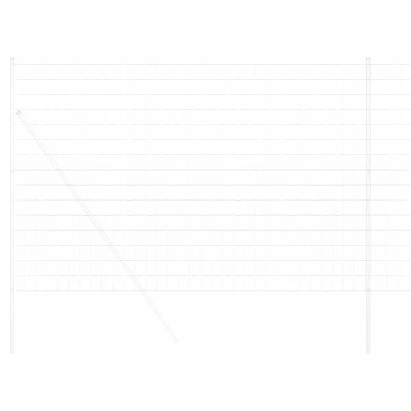 vidaXL Európai Kerítés Ezüst 1.6 x 10 m Meleg horganyzott vas