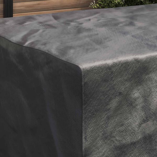 vidaXL B&uacute;tor takar&oacute; Egysz&iacute;nű Fekete 230 x 165 x 80 cm 600D