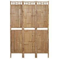 vidaXL 3 paneles bambusz térelválasztó 120 x 180 cm