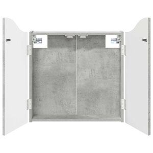 vidaXL Darts szekr&eacute;ny Betonsz&uuml;rke 56 x 12 x 63 cm Szerelt Fa