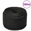 vidaXL fekete polipropil&eacute;n munkak&ouml;t&eacute;l 10 mm 500 m