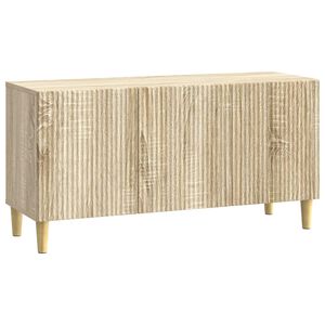 vidaXL TV szekr&eacute;ny 99 x 34,5 x 50 cm Sonoma T&ouml;lgy Szerelt Fa