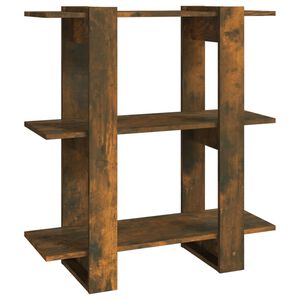 vidaXL f&uuml;st&ouml;s t&ouml;lgy sz&iacute;nű t&eacute;relv&aacute;laszt&oacute; k&ouml;nyvszekr&eacute;ny 80x30x87 cm