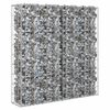 vidaXL horganyzott ac&eacute;l gabion fal felső z&aacute;r&aacute;ssal 80 x 20 x 100 cm