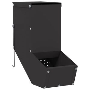 vidaXL Ny&uacute;l Etető Fekete 12,5 x 26 x 28,5 cm 1 kg