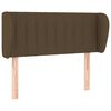 vidaXL s&ouml;t&eacute;tbarna sz&ouml;vet fejt&aacute;mla 93x23x78/88 cm