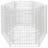vidaXL hatsz&ouml;gletű gabion magas&aacute;gy&aacute;s 160 x 140 x 100 cm