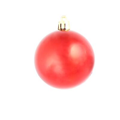 vidaXL 100 darabos piros karácsonyi gömb készlet 3/4/6 cm