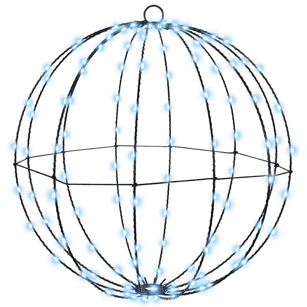 vidaXL Labda 160 LED-del Hideg feher 50,5 x 50,5 x 52 cm F&eacute;m