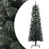 vidaXL z&ouml;ld PVC v&eacute;kony műkar&aacute;csonyfa &aacute;llv&aacute;nnyal 120 cm