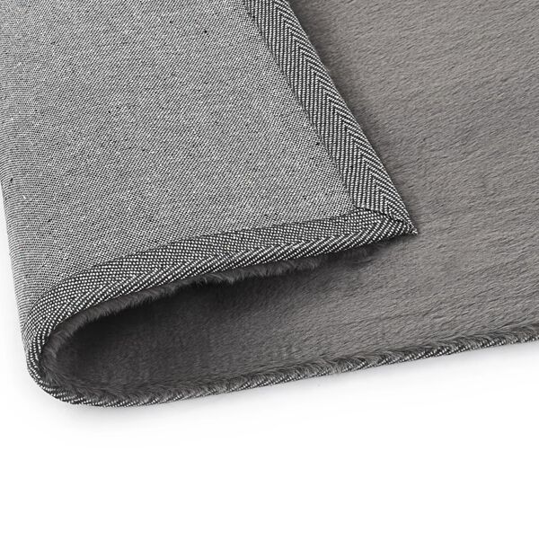 vidaXL s&ouml;t&eacute;tsz&uuml;rke műny&uacute;lszőr szőnyeg 120 x 160 cm