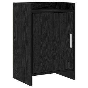 vidaXL &Eacute;jjeliszekr&eacute;nyek Fekete T&ouml;lgy 40 x 30 x 60 cm Szerelt Fa