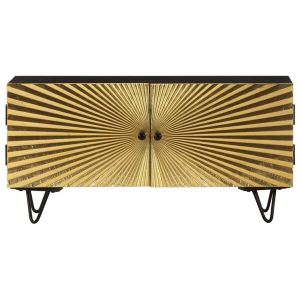 vidaXL tömör mangófa TV-szekrény 90 x 30 x 45 cm