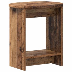 vidaXL Oldal asztal Antik Fa 50 x 39,5 x 55 cm Szerelt Fa