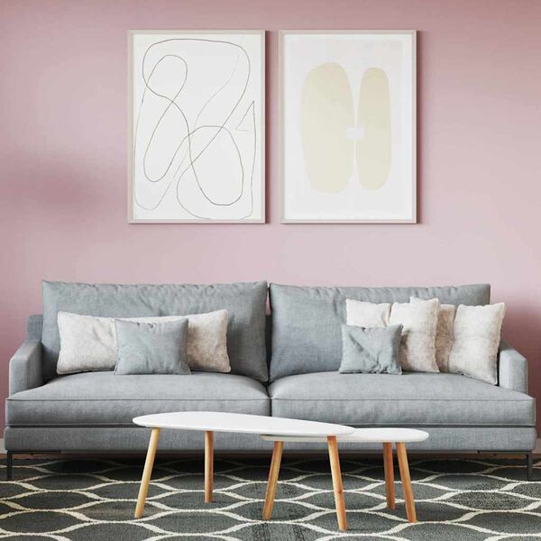 vidaXL Falfesték Rózsaszín 16,5 x 16,5 x 15,9 cm Fali nyomat