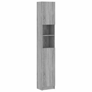 vidaXL sz&uuml;rke sonoma szerelt fa f&uuml;rdőszobaszekr&eacute;ny 32 x 25,5 x 190 cm