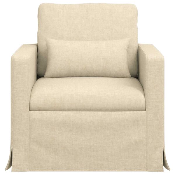 vidaXL Kanap&eacute; Kr&eacute;m