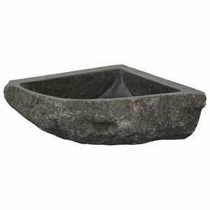 vidaXL Mosd&oacute; Sz&uuml;rke (30-37) x (30-37) x 12 cm Folyami kő