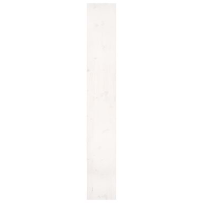 vidaXL fehér fenyőfa könyvszekrény/térelválasztó 80 x 30 x 199,5 cm