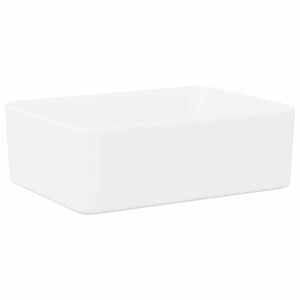vidaXL feh&eacute;r ker&aacute;mia mosd&oacute;kagyl&oacute; 40 x 30 x 13 cm