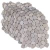 vidaXL Kavics csempe T&oacute;psz&iacute;nű 30 x 30 cm Foly&oacute; Kavics